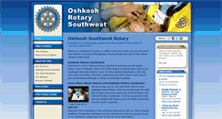 Desktop Screenshot of oshkoshrotarysouthwest.org