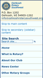 Mobile Screenshot of oshkoshrotarysouthwest.org